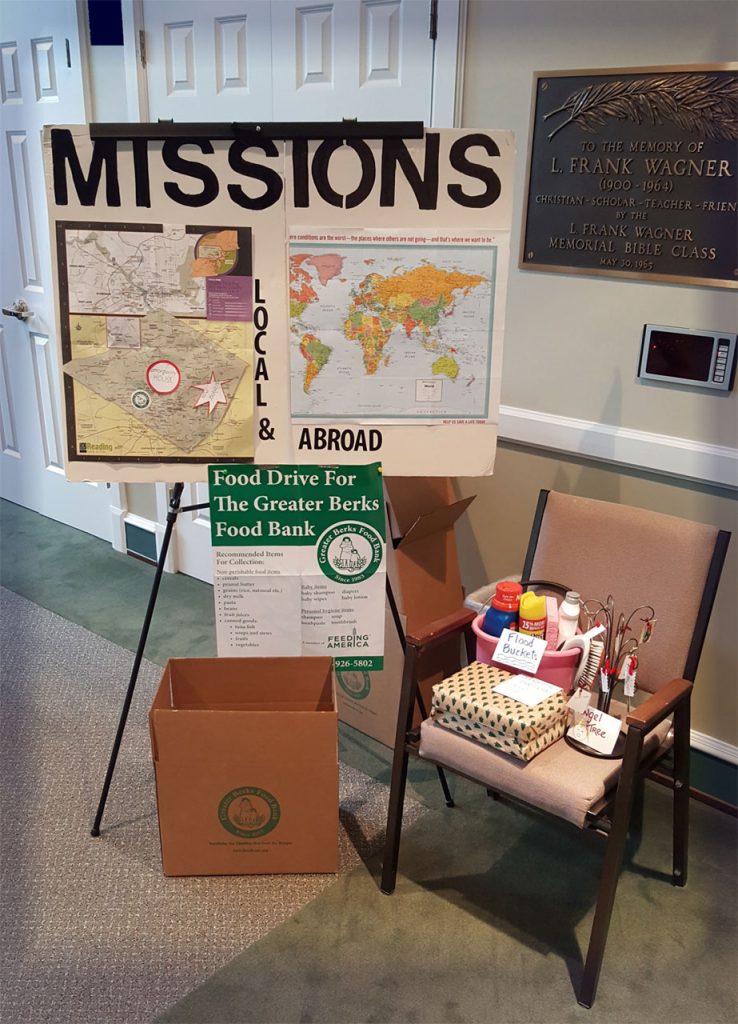 Missions Committee 2016 Food Drive