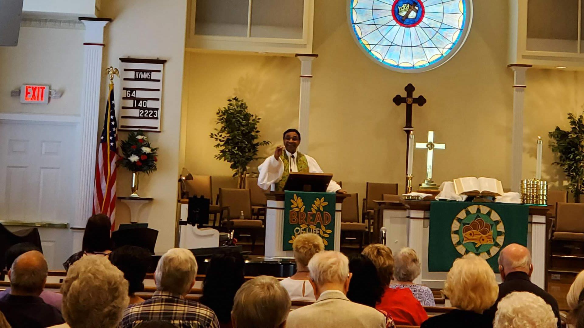 Welcome Service for Pastor Kurien, July 7