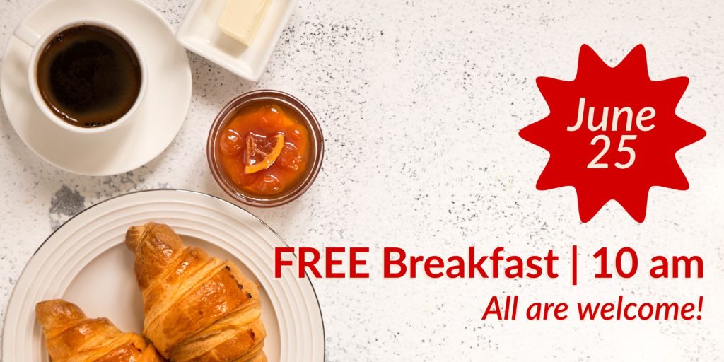 4th Sunday Breakfast June 25