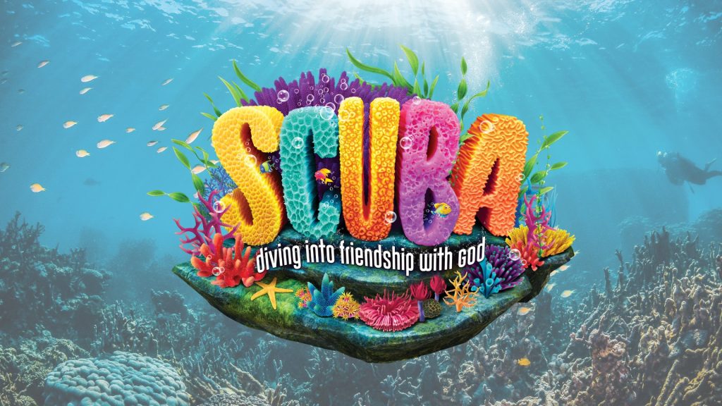 VBS 2024 - SCUBA logo with background